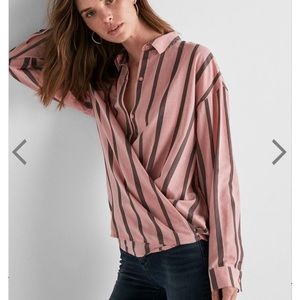 Lucky Brand pink blouse